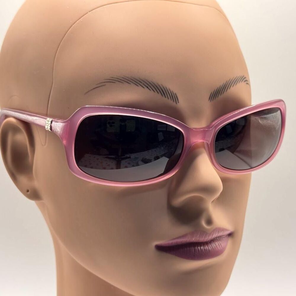 Vintage Y2K Designer Sunglasses BCBG Max Azria Ceres Ltd Edition Pink Wrap Style